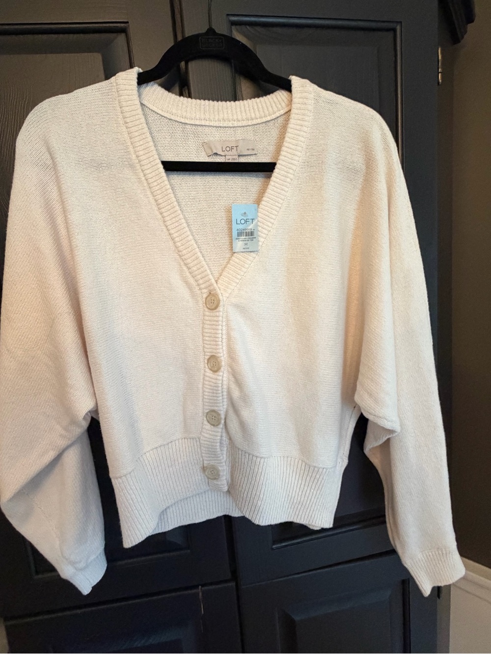 LOFT Sweater Sz M Crème